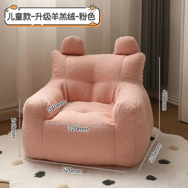 Small Plush Beanbag Sofa