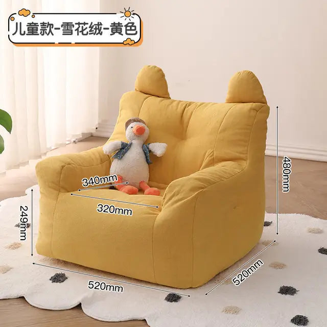 Small Plush Beanbag Sofa