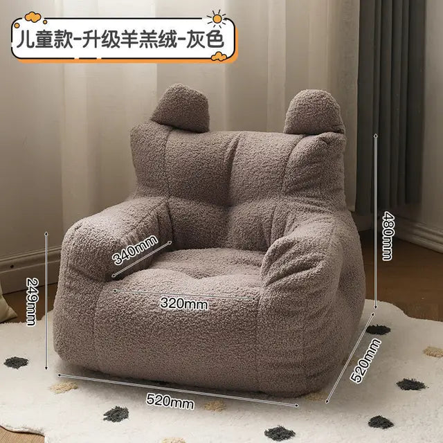 Small Plush Beanbag Sofa