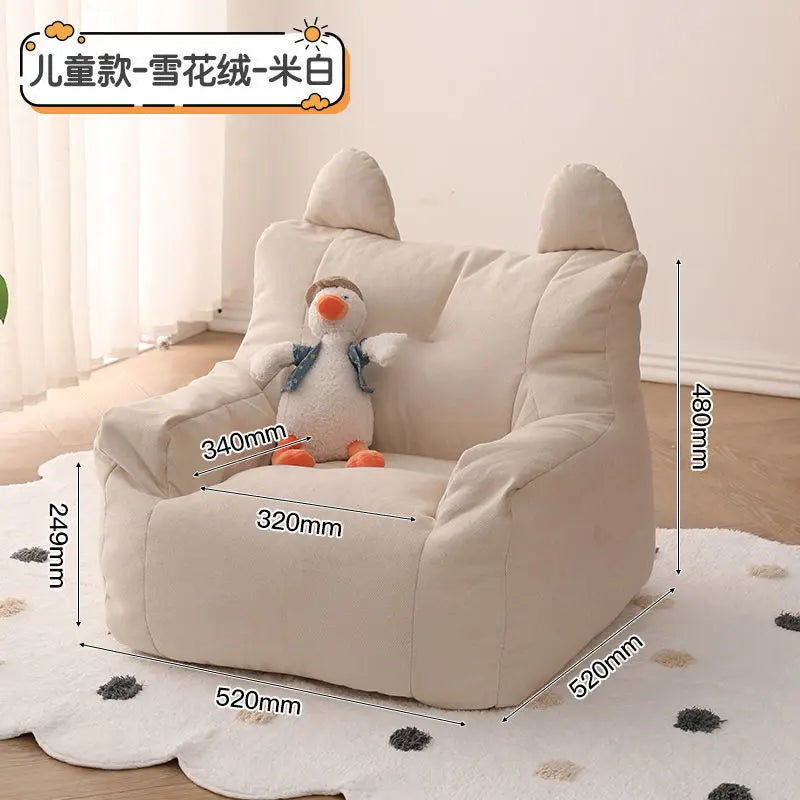 Small Plush Beanbag Sofa