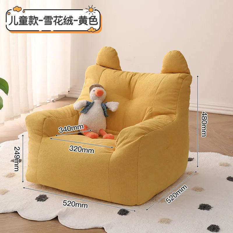 Small Plush Beanbag Sofa