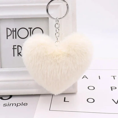 The Plush Heart Key Ring