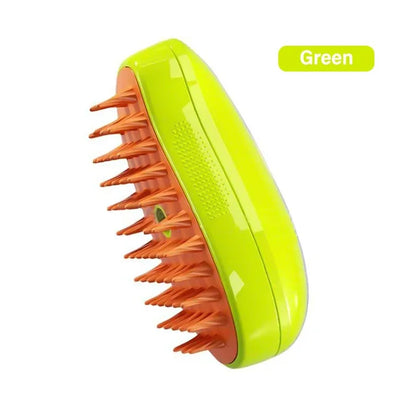 Cat Steam Brush, New 3 in1 Steamy Pet Hair Brush Cleanser Vapor for Dogs Cats, Cat Bath Brush with Steamer Water, Steaming Grooming Pet Brush Cleaner for Shedding, Pet Cat Spray Comb with Steam