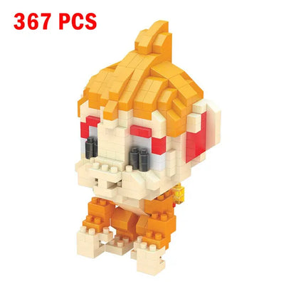 Pokemon Small Building Pokemon Nanoblock Cartoon Pikachu Animal Model Education Game Graphics Pokemon Toys For Kids Birthday