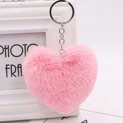 The Plush Heart Key Ring