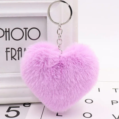 The Plush Heart Key Ring