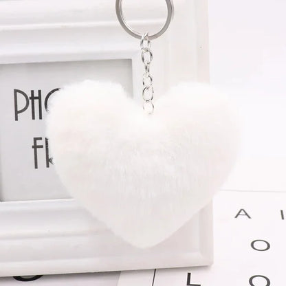 The Plush Heart Key Ring