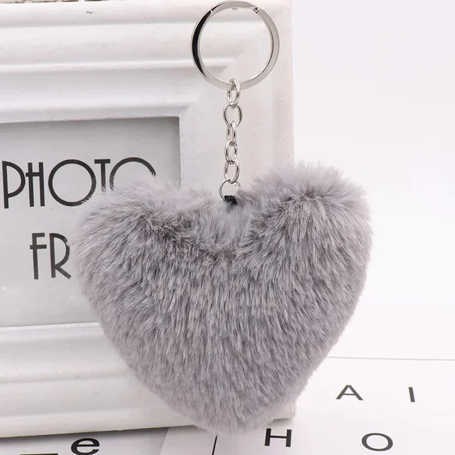 The Plush Heart Key Ring