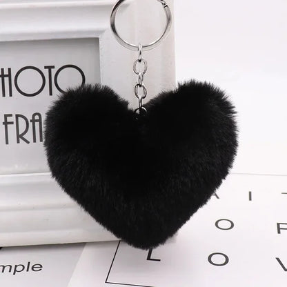 The Plush Heart Key Ring