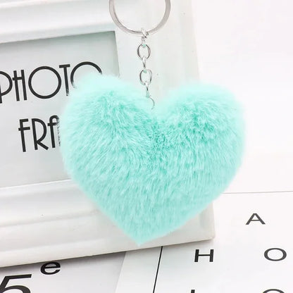 The Plush Heart Key Ring