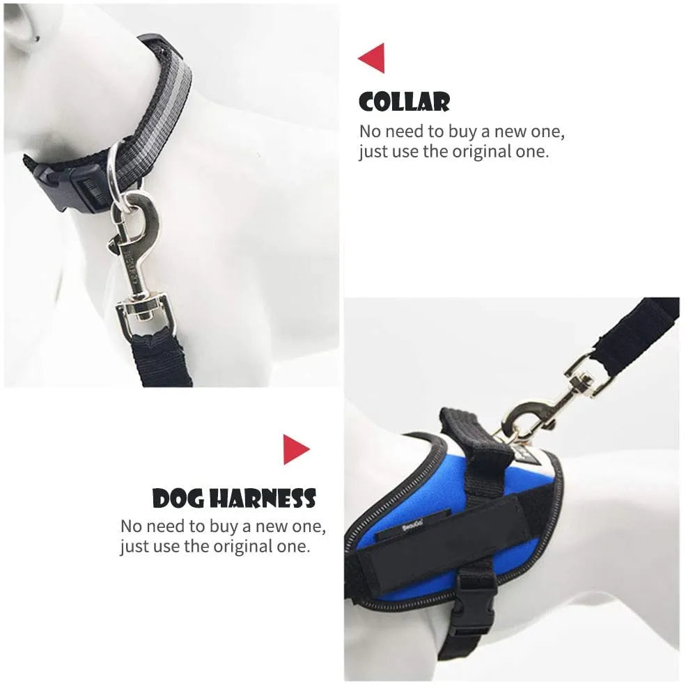 Dog Seat Belt | Pet Safety Seat Belt with Adjustable Strap for Small to Large Dogs | Exceeds Dog Safety Standards | Keep Your Dog Secure in The Car - Car Seat Belt for Dogs