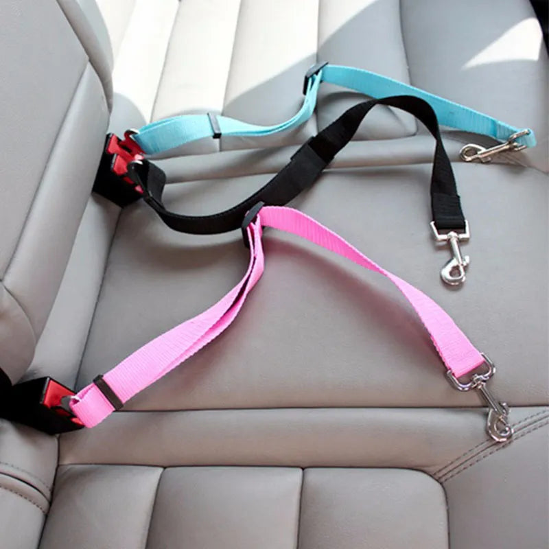 Dog Seat Belt | Pet Safety Seat Belt with Adjustable Strap for Small to Large Dogs | Exceeds Dog Safety Standards | Keep Your Dog Secure in The Car - Car Seat Belt for Dogs