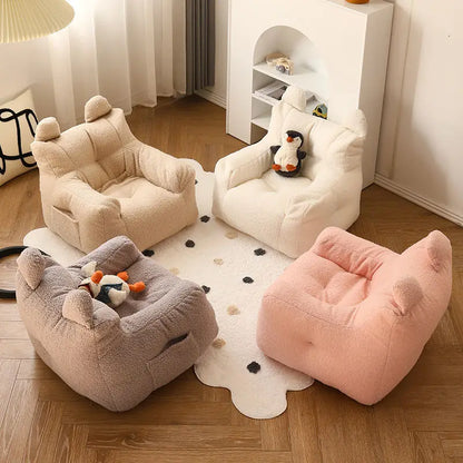 Small Plush Beanbag Sofa