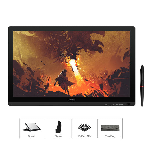 Artisul D22S 21.5 inch Graphic Tablet with Screen Pen Display, 8192 Levels Pen Sensitivity with 60°Tilt,1920x1080 FHD Graphic Drawing Monitor 100% sRGB Included Adjustable Stand