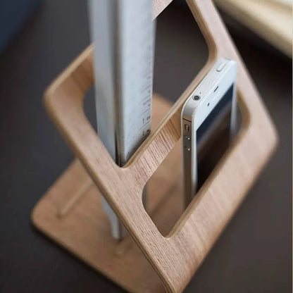 Bamboo Desk Phone & Remote Holder